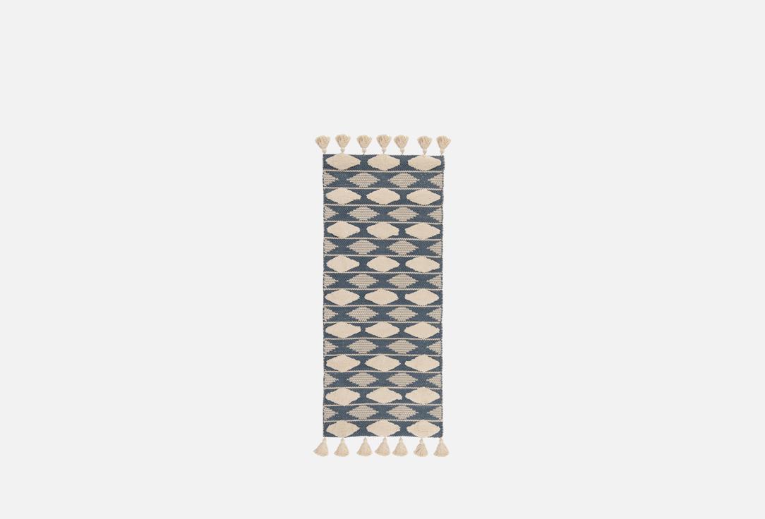 Ковер TKANO Argyle, синий, 70x160 см 1 шт