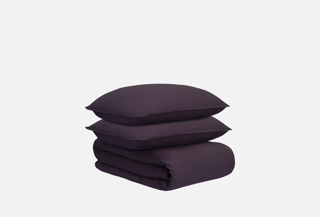 Изображение товара Комплект постельного белья Tkano Essential сливовый 2-спальный хлопок 250 ТС