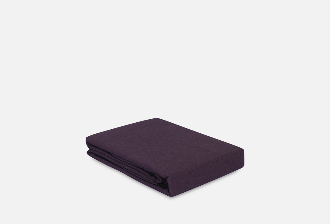 

Простыня на резинке TKANO, Фиолетовый, Essential, сливовый, 160х200 1 шт