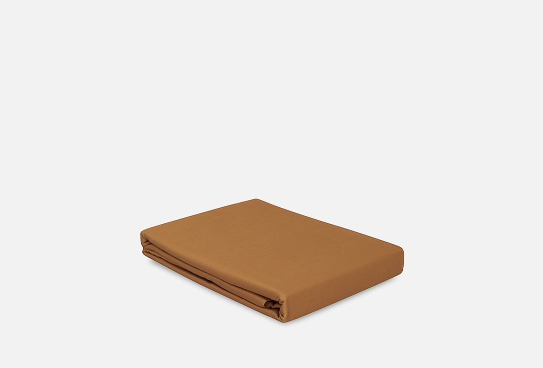 

Простыня на резинке TKANO, Коричневый, Meditation, caramel, 160х200 1 шт