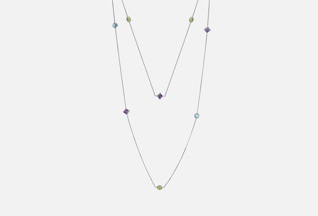 Колье серебряное LETOBJ Necklace JEWEL 1 шт