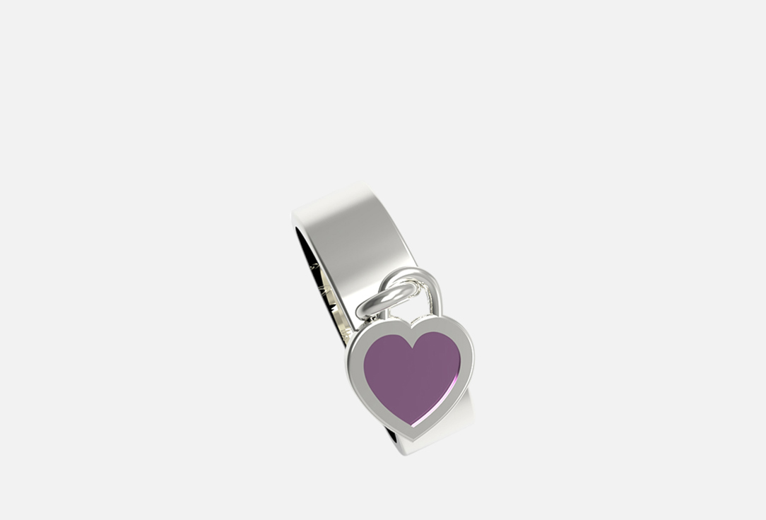 Изображение товара Кольцо серебряное LETObj Heart two-sided pendant