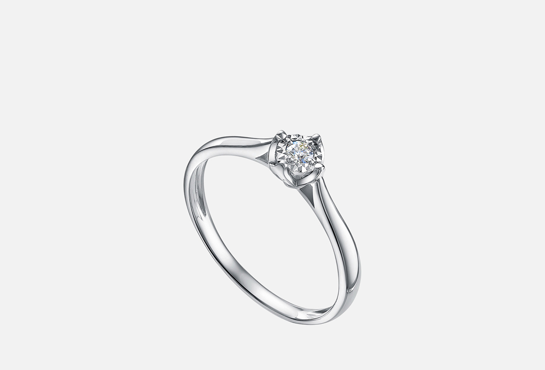 Изображение товара Золотое кольцо Vesna Jewelry с бриллиантом 585 пробы для женщин