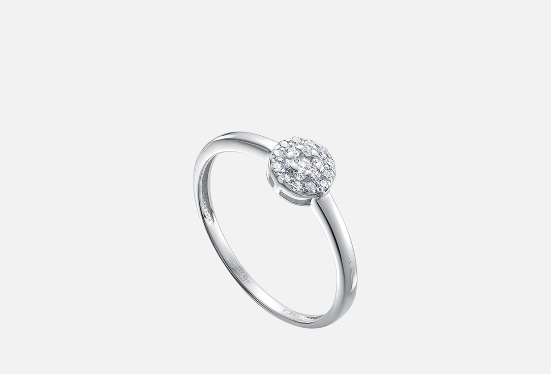 Изображение товара Кольцо из белого золота Vesna Jewelry с бриллиантами 585 пробы для женщин