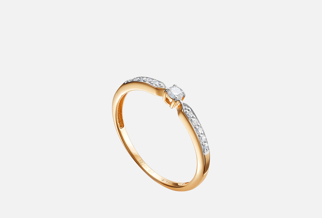 Изображение товара Кольцо Золотое Vesna Jewelry с бриллиантами для женщин