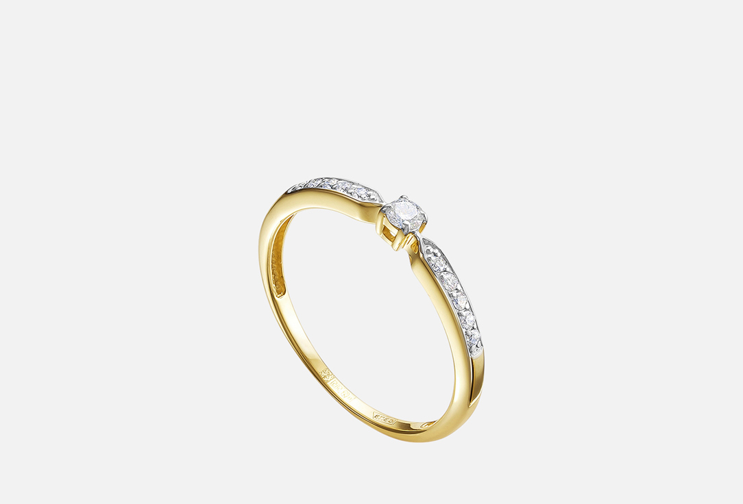 Изображение товара Кольцо Золотое Vesna Jewelry с бриллиантами 585 пробы для женщин