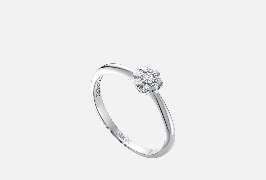 Изображение товара Золотое кольцо с бриллиантами Vesna Jewelry для женщин