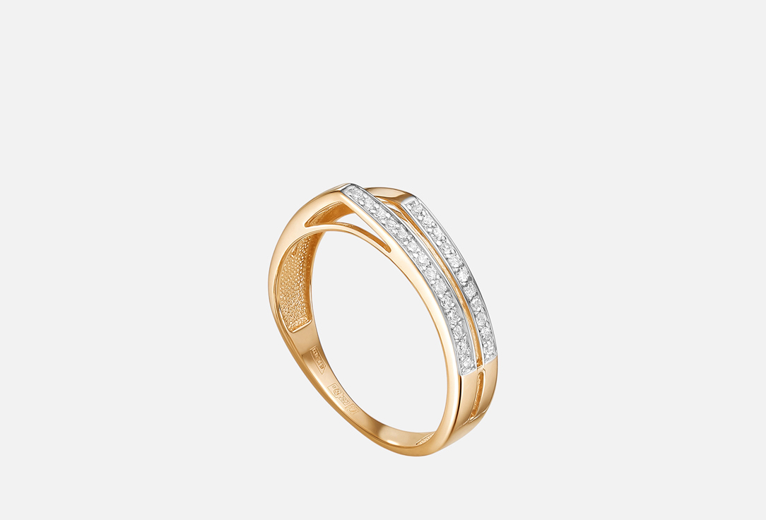 Изображение товара Золотое кольцо с бриллиантами Vesna Jewelry 585 пробы для женщин