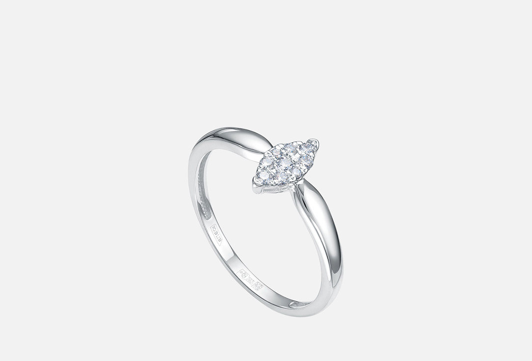 Изображение товара Золотое кольцо Vesna Jewelry с бриллиантом 585 пробы для женщин