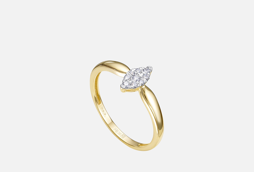 Изображение товара Золотое кольцо Vesna Jewelry с бриллиантами 585 пробы для женщин