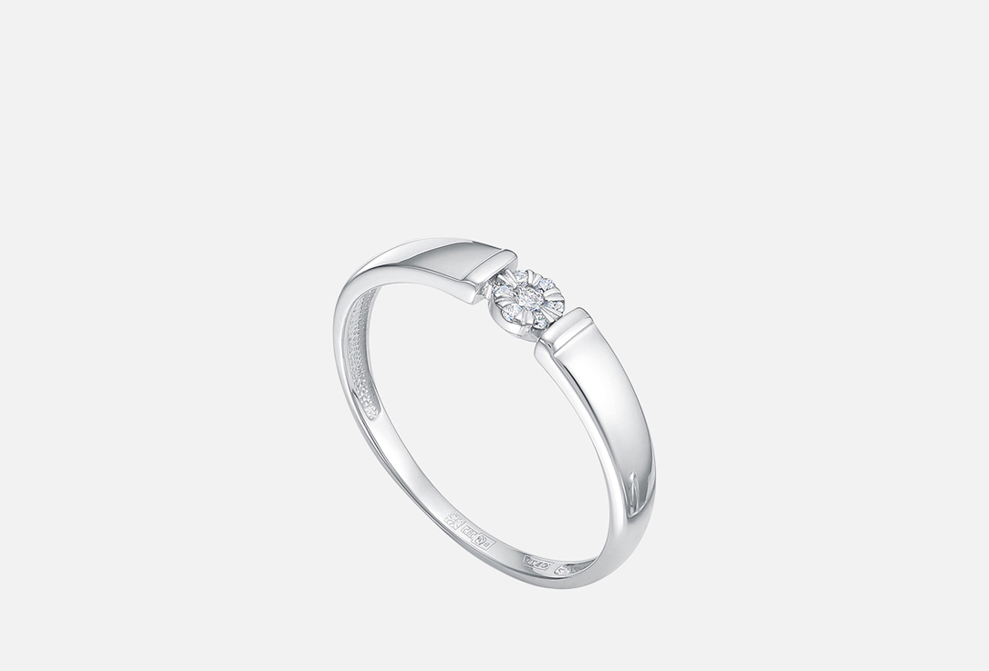 Изображение товара Золотое кольцо Vesna Jewelry с бриллиантами 585 пробы для женщин