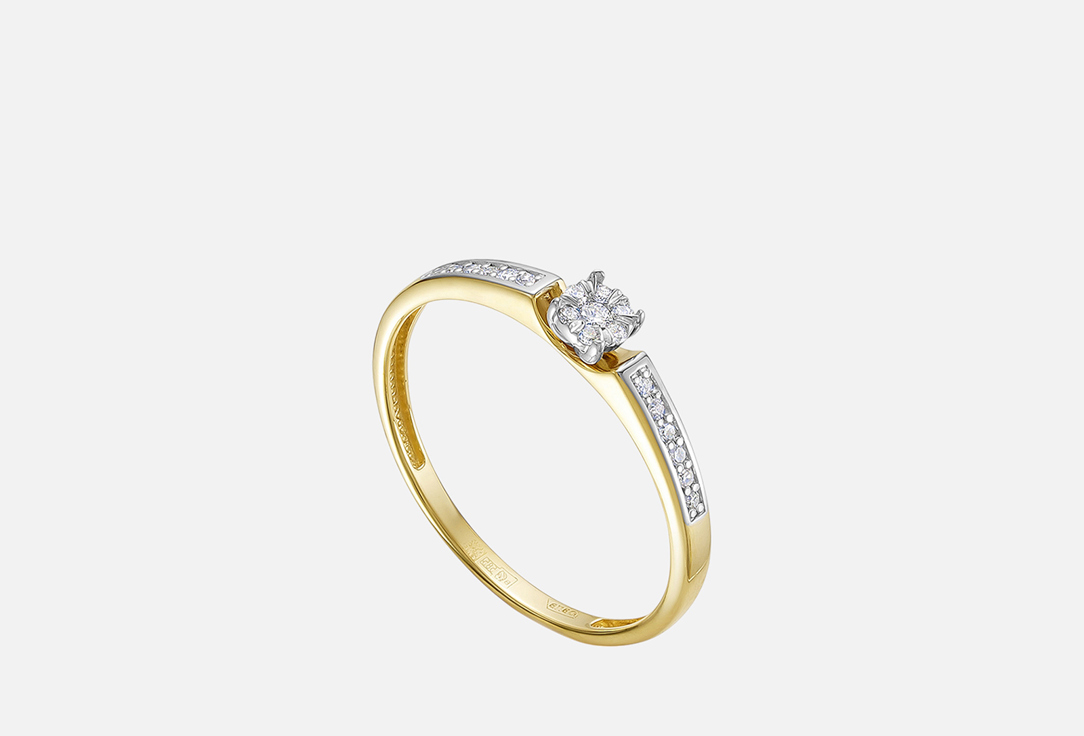 Изображение товара Кольцо золотое Vesna Jewelry с бриллиантами для женщин