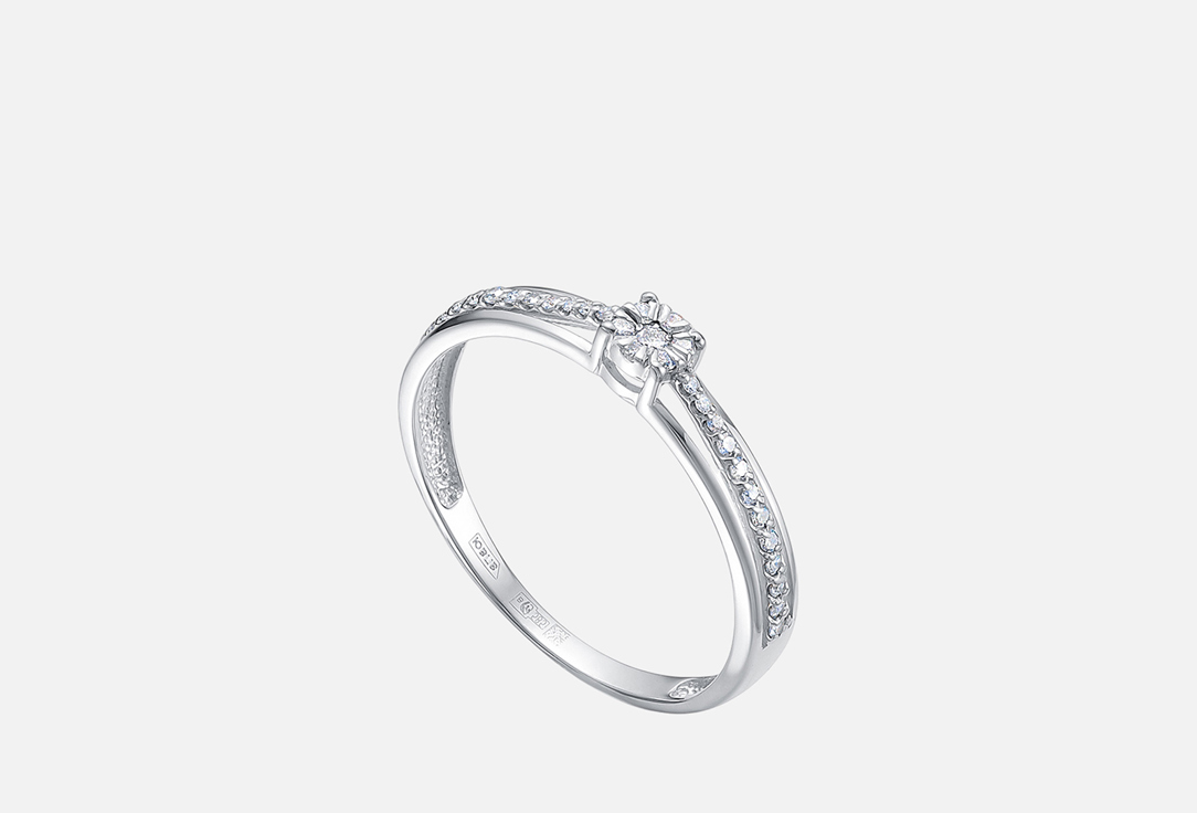 Изображение товара Золотое кольцо Vesna Jewelry с бриллиантами 585 пробы для женщин