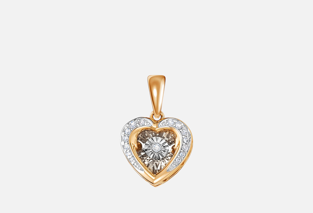 Изображение товара Золотая подвеска Vesna Jewelry с бриллиантами 585 пробы для женщин