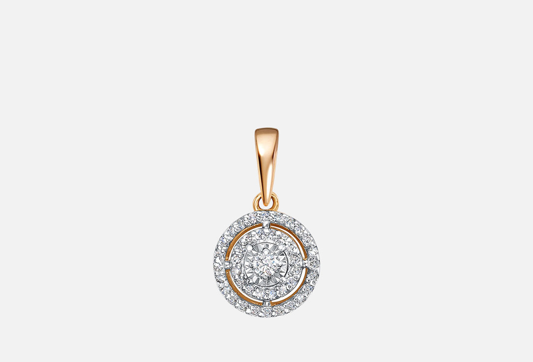 

Подвеска Золотая VESNA JEWELRY, Бриллиант 1 шт