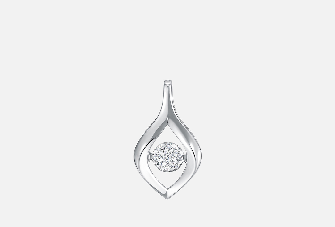 Изображение товара Подвеска из белого золота с бриллиантами Vesna Jewelry 585 пробы