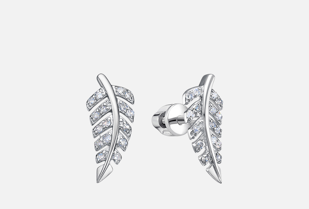 

серьги-пусеты золотые VESNA JEWELRY, Бриллиант 2 шт