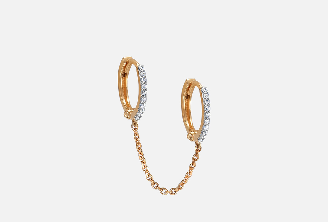 

Моносерьга золотая VESNA JEWELRY, Бриллиант 1 шт