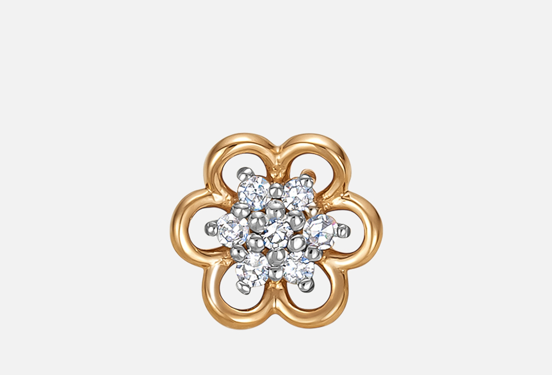 Изображение товара Моносерьга золотая Vesna Jewelry Бриллиант