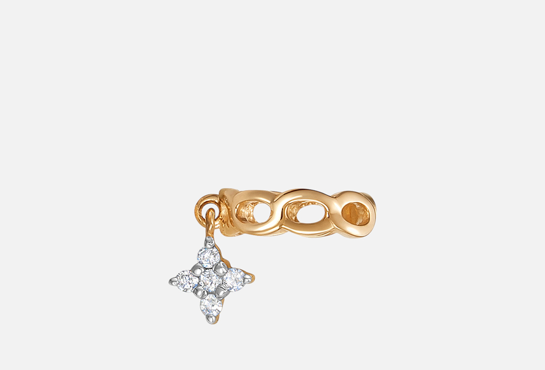 

Кафф золотой VESNA JEWELRY, Бриллиант 1 шт