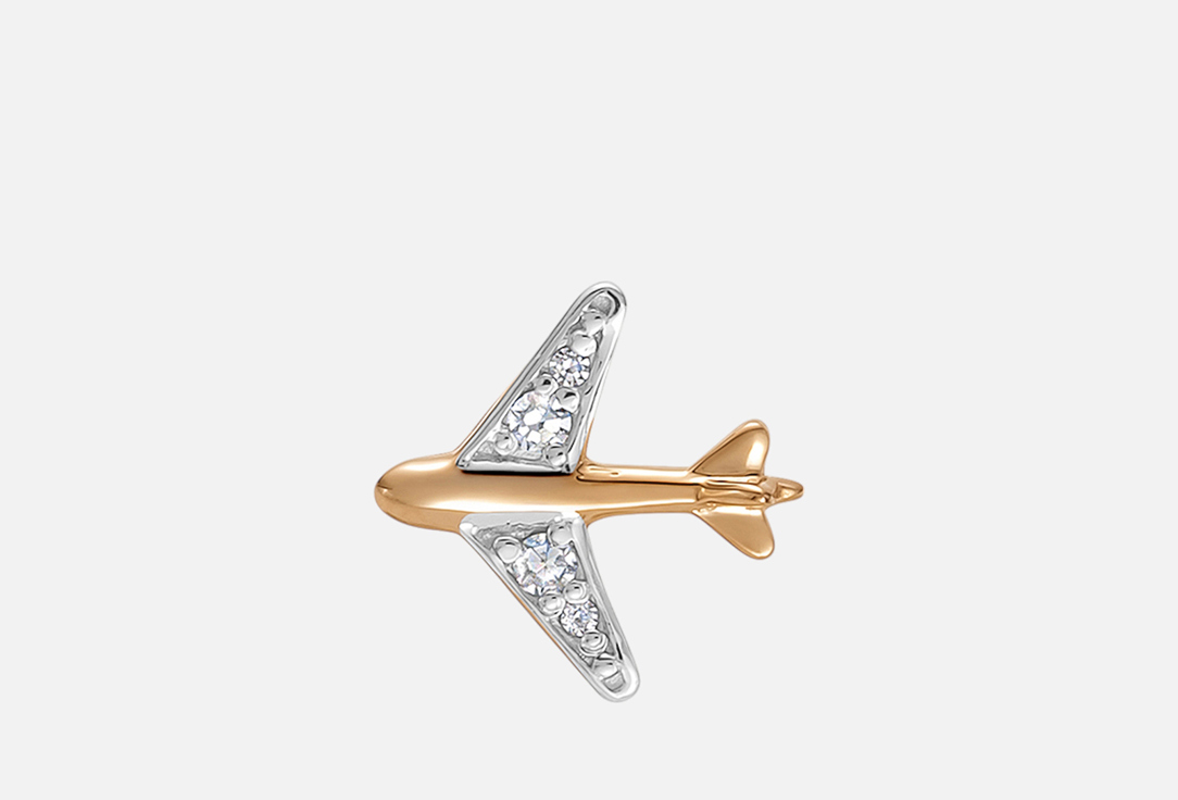 Изображение товара Моносерьга из золота с бриллиантами Vesna Jewelry 585 пробы