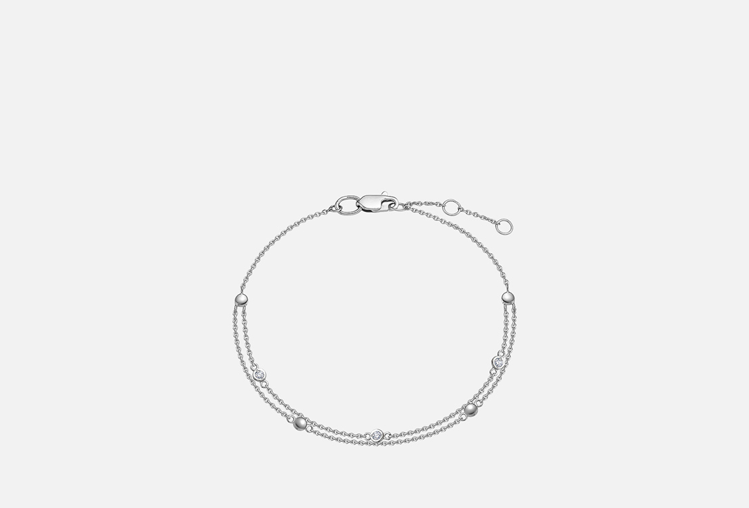 Изображение товара Браслет из белого золота с бриллиантами Vesna Jewelry стильное украшение для женщин