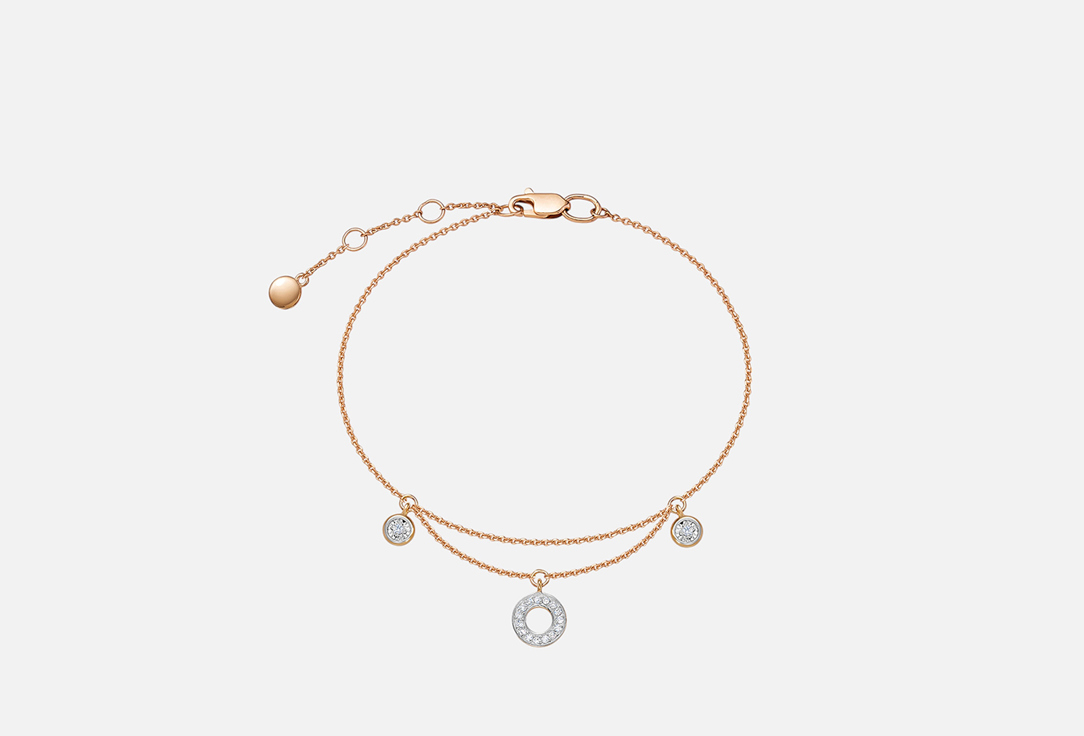 Изображение товара Золотой браслет с бриллиантами Vesna Jewelry 585 пробы для женщин