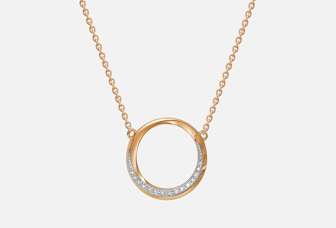 

Колье Золотое VESNA JEWELRY, Бриллиант 1 шт