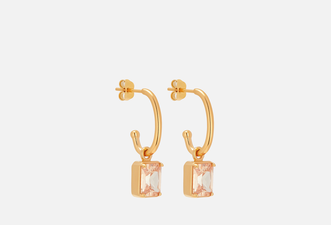 Изображение товара Серебряные серьги The very thing Termoli with фианит шампань 925 пробы