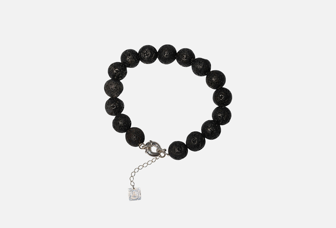 Изображение товара Браслет Серебряный Aura Jewelry вулканическая лава