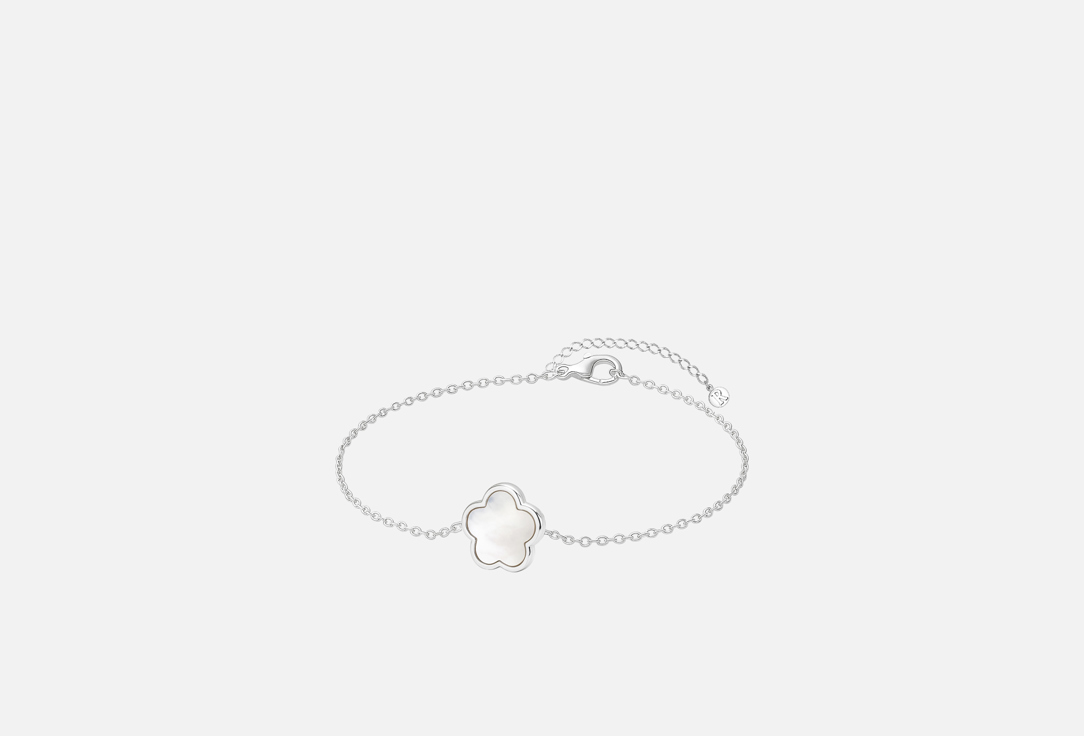 

Браслет серебряный THE REASON, Flower with Mother of Pearl S 1 шт