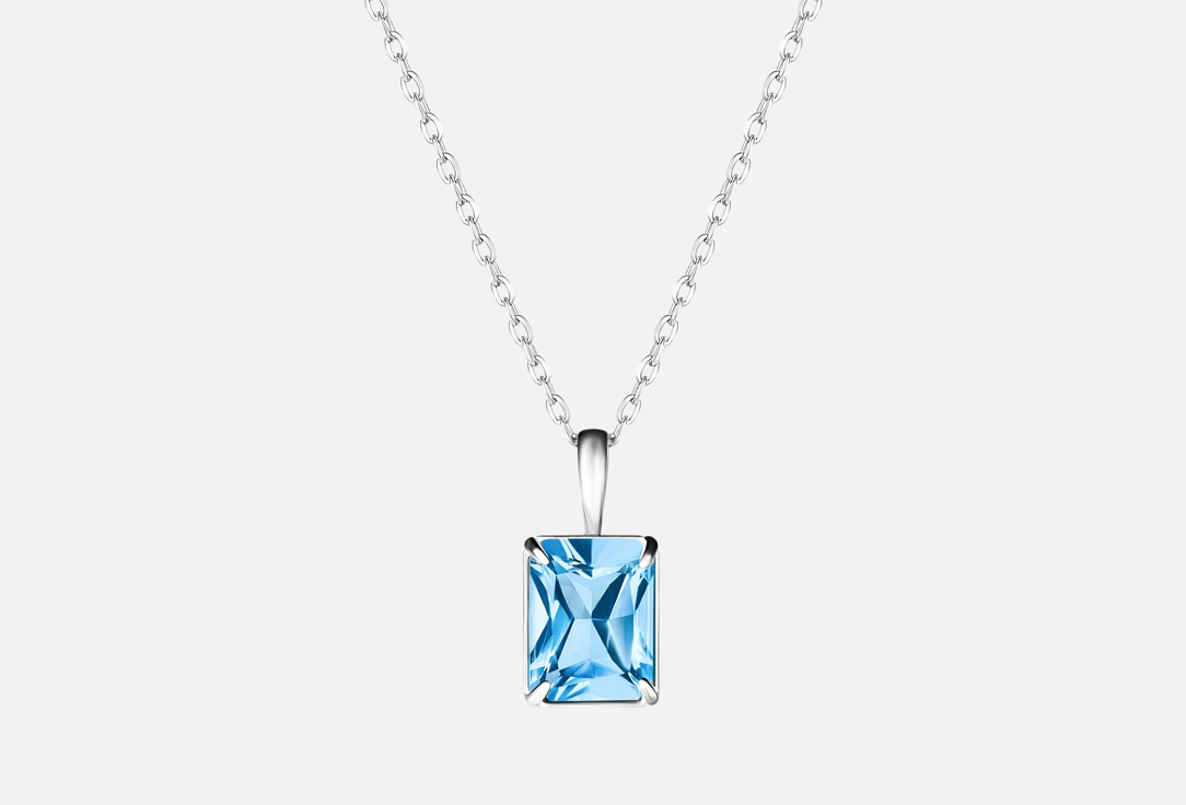Колье серебряное THE REASON Perfect with blue topaz 1 шт