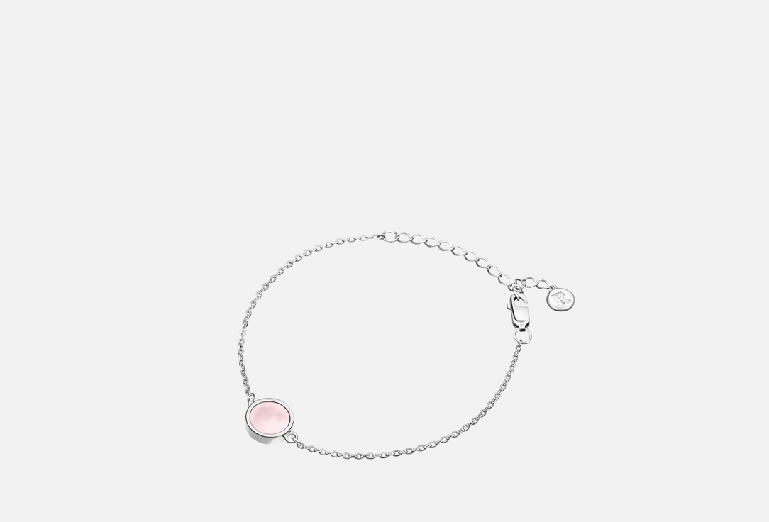 

Браслет серебряный THE REASON, Pink Mother-of-pearl Disc 1 шт