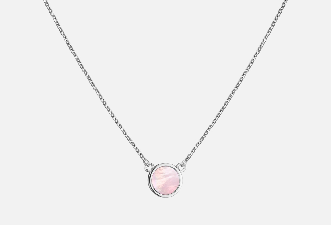 Изображение товара Колье серебряное The Reason Pink Mother-of-pearl Disc