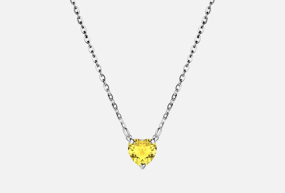 Изображение товара Колье серебряное The Reason Citrine Heart