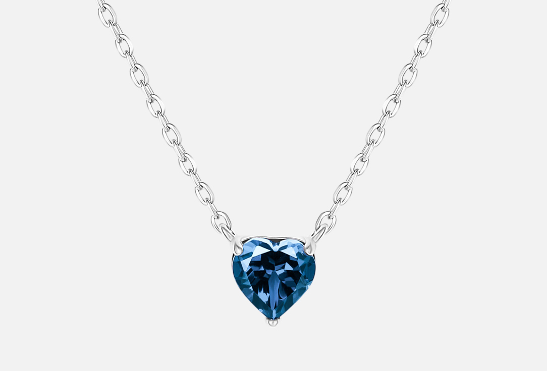 Изображение товара Колье серебряное The Reason Heart with London Topaz