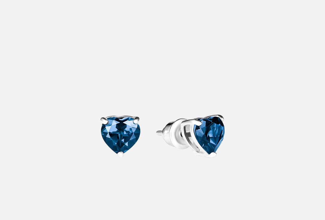 Изображение товара Серьги серебряные The Reason Heart with London Topaz