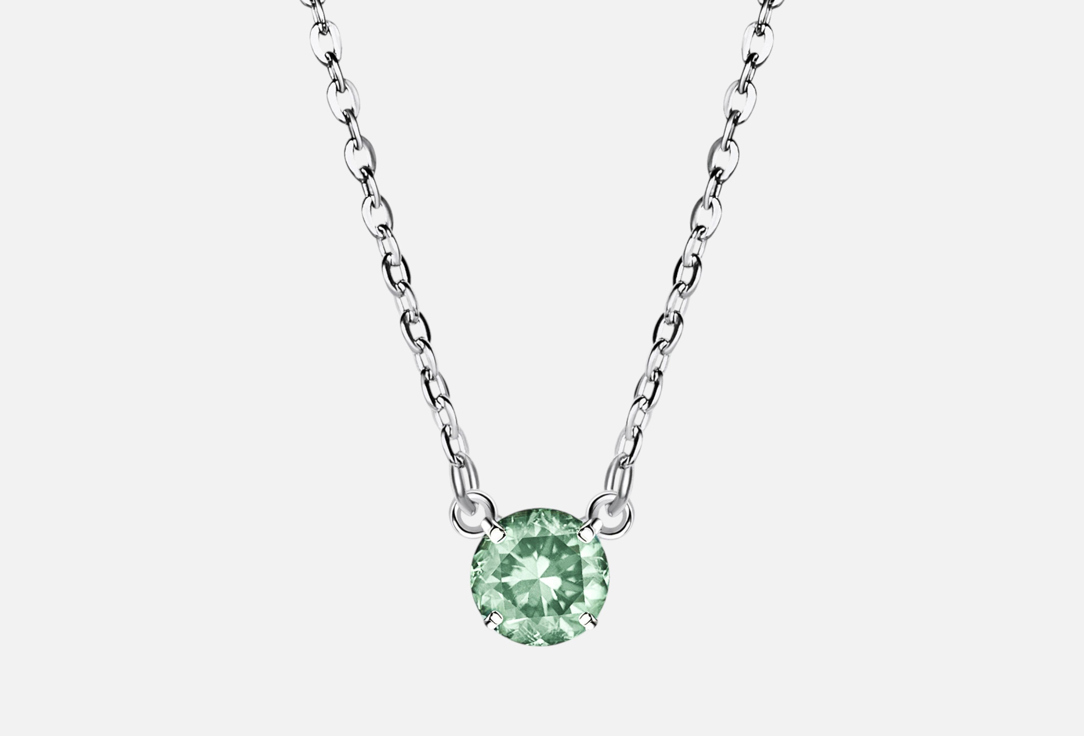 Изображение товара Колье серебряное The Reason Waltz with green amethyst