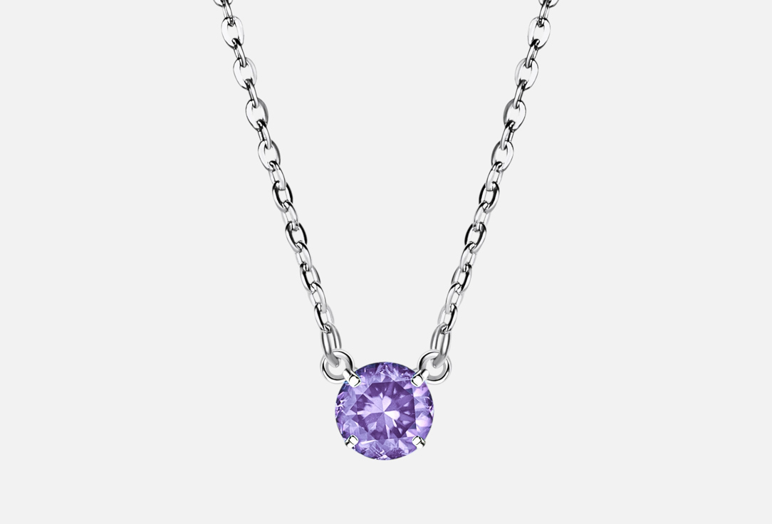 Изображение товара Серебряное колье с аметистом The Reason Waltz для женщин