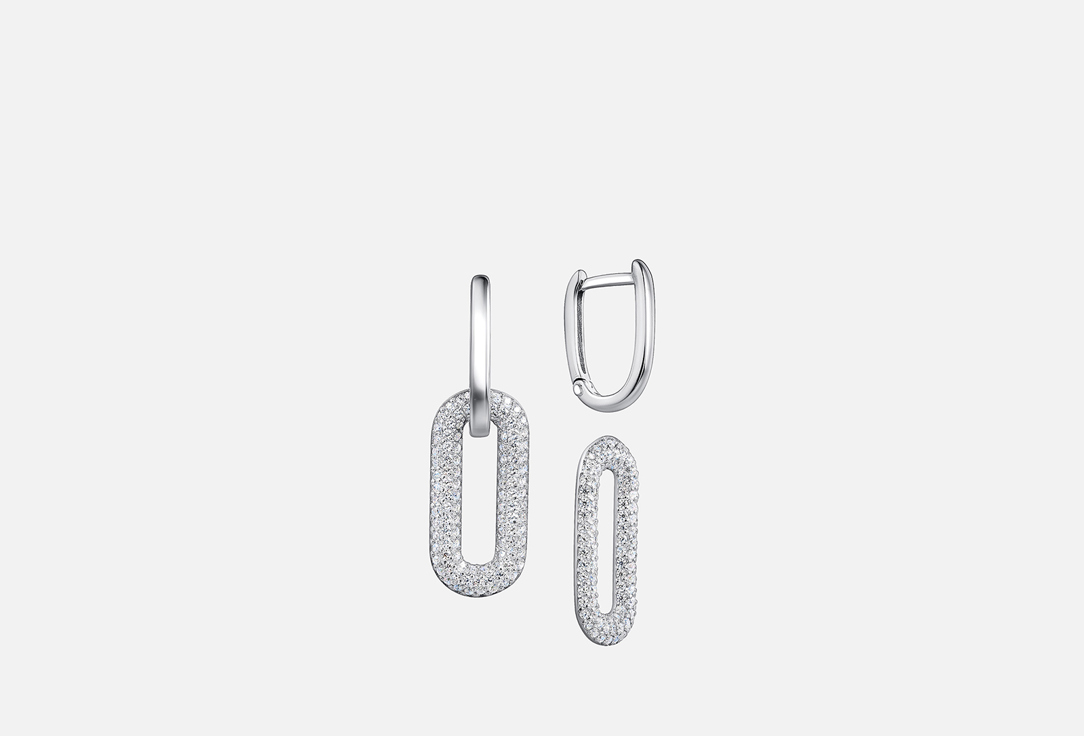 

серьги серебряные ЗОЛОТО РУССКИХ, Mie 2 шт