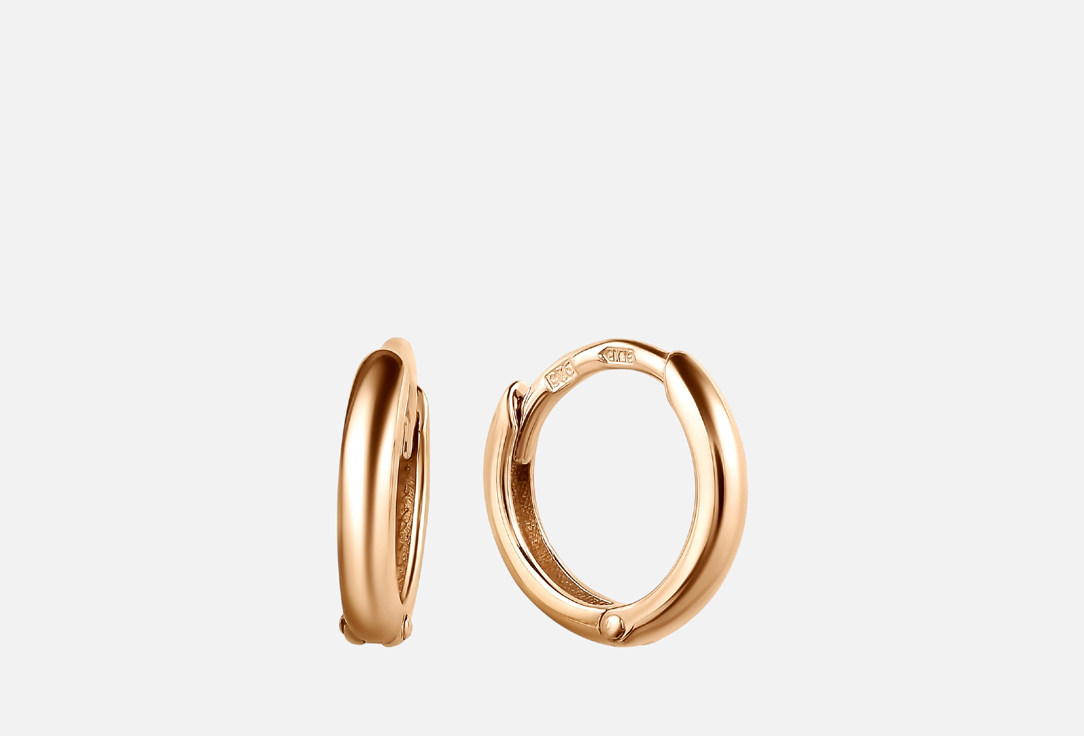 Изображение товара Серебряные серьги Золото Русских Para 925 пробы кликеры объемная фактура