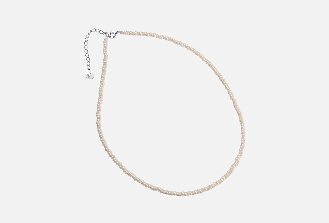 

колье серебряное ЗОЛОТО РУССКИХ, Pearl mai 1 шт