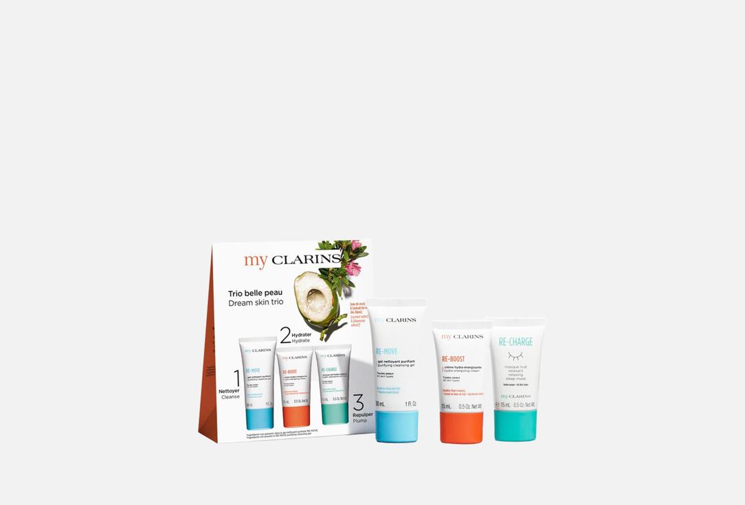 Набор миниатюр для ухода за молодой кожей CLARINS VALUE PACK RECRUITMENT MYCLARINS 3 шт