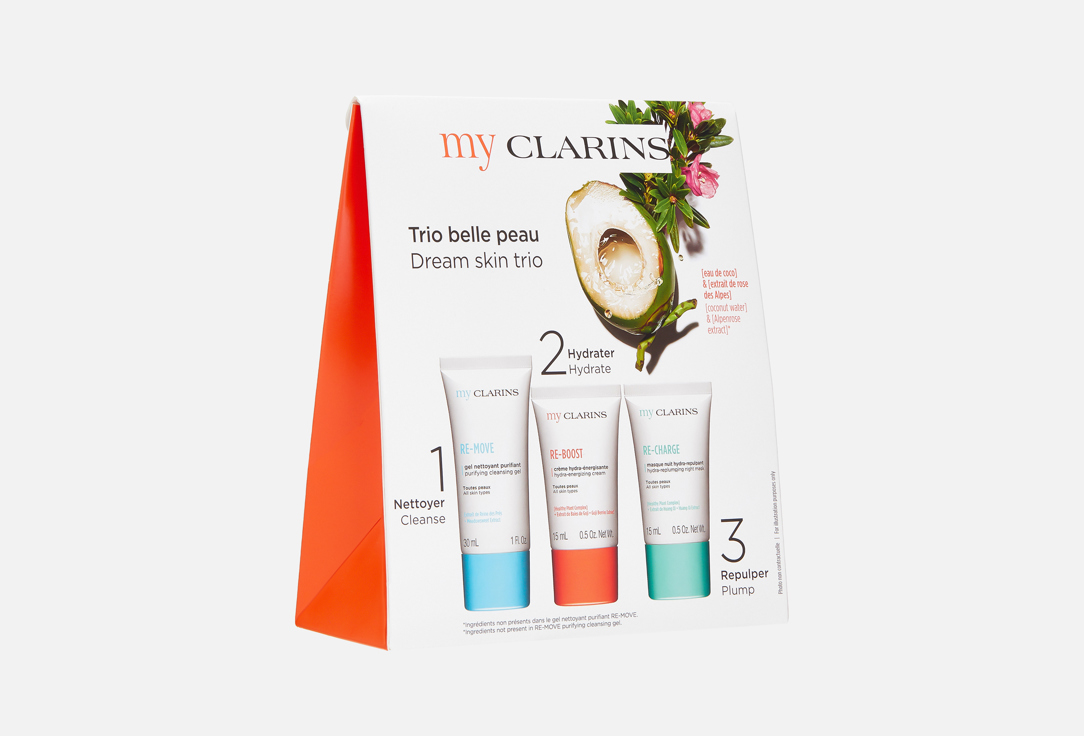 Набор миниатюр для ухода за молодой кожей CLARINS VALUE PACK RECRUITMENT MYCLARINS 3 шт
