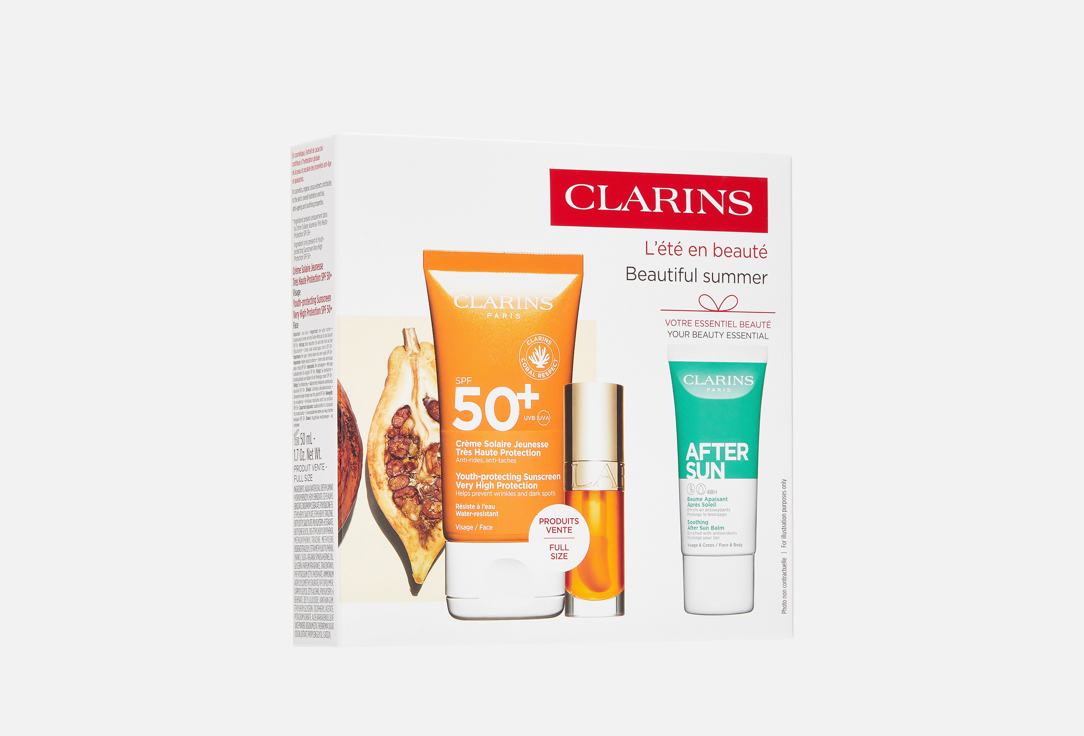 Изображение товара Набор средств для защиты лица от солнца и ухода после загара Clarins VALUE PACK LOYALTY SUNCARE