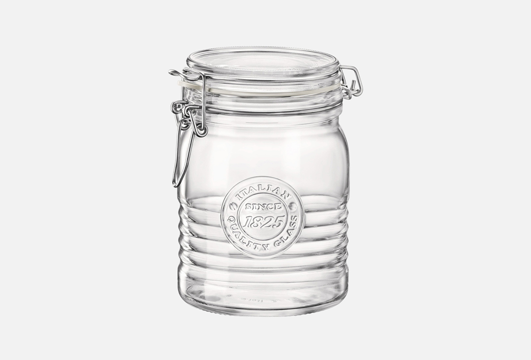 

Банка BORMIOLI ROCCO, Прозрачный, OFFICINA 1825, с герметичной крышкой 1 шт