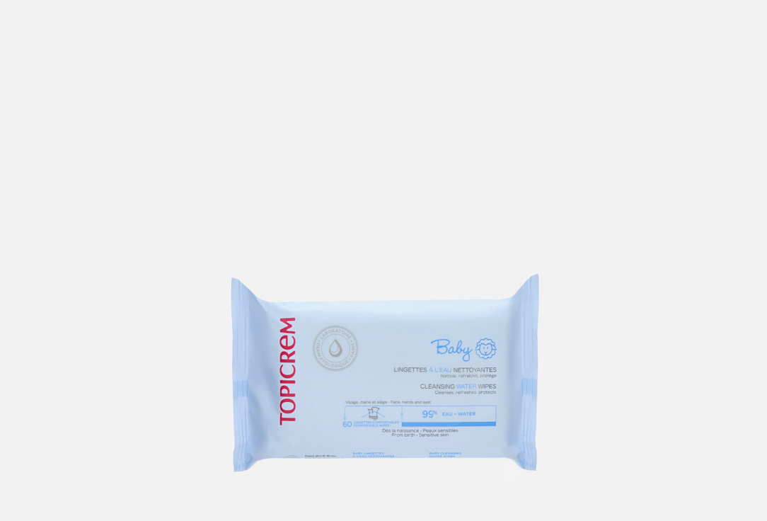 Изображение товара Детские Очищающие влажные салфетки Topicrem BABY