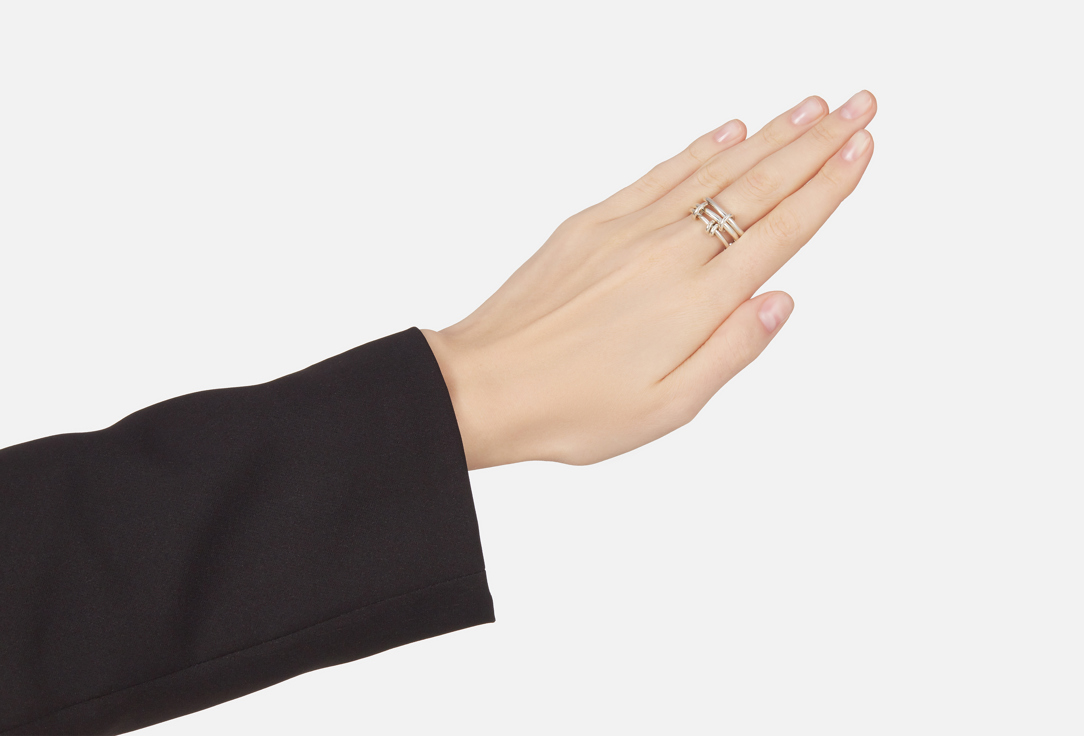 

Кольцо серебряное MAD JEWELRY, Deux 16,5 мл