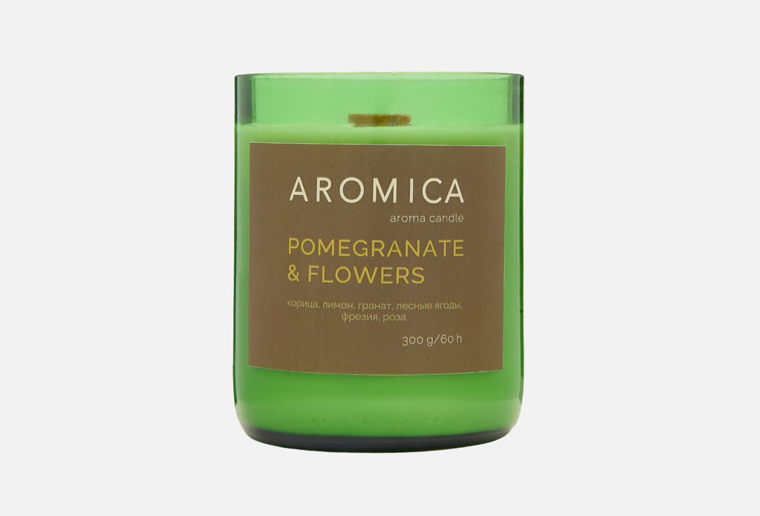 

Ароматичская свеча AROMICA, Pomegranate & Flowers 300 г