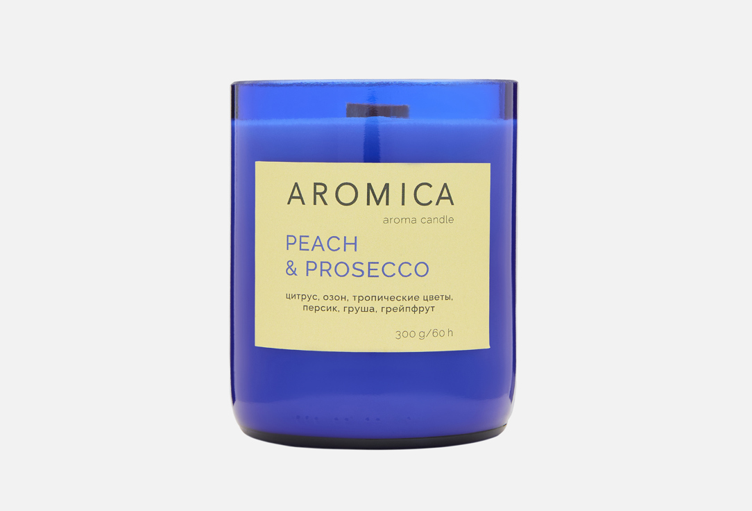 

Ароматичская свеча AROMICA, Peach & Prosecco 300 г